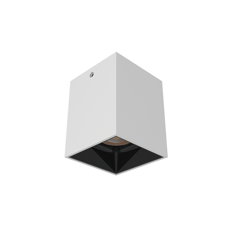 昆山COB404方型明裝筒燈